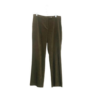 Coldwater Creek brown soft fabric straight legs pants size 14